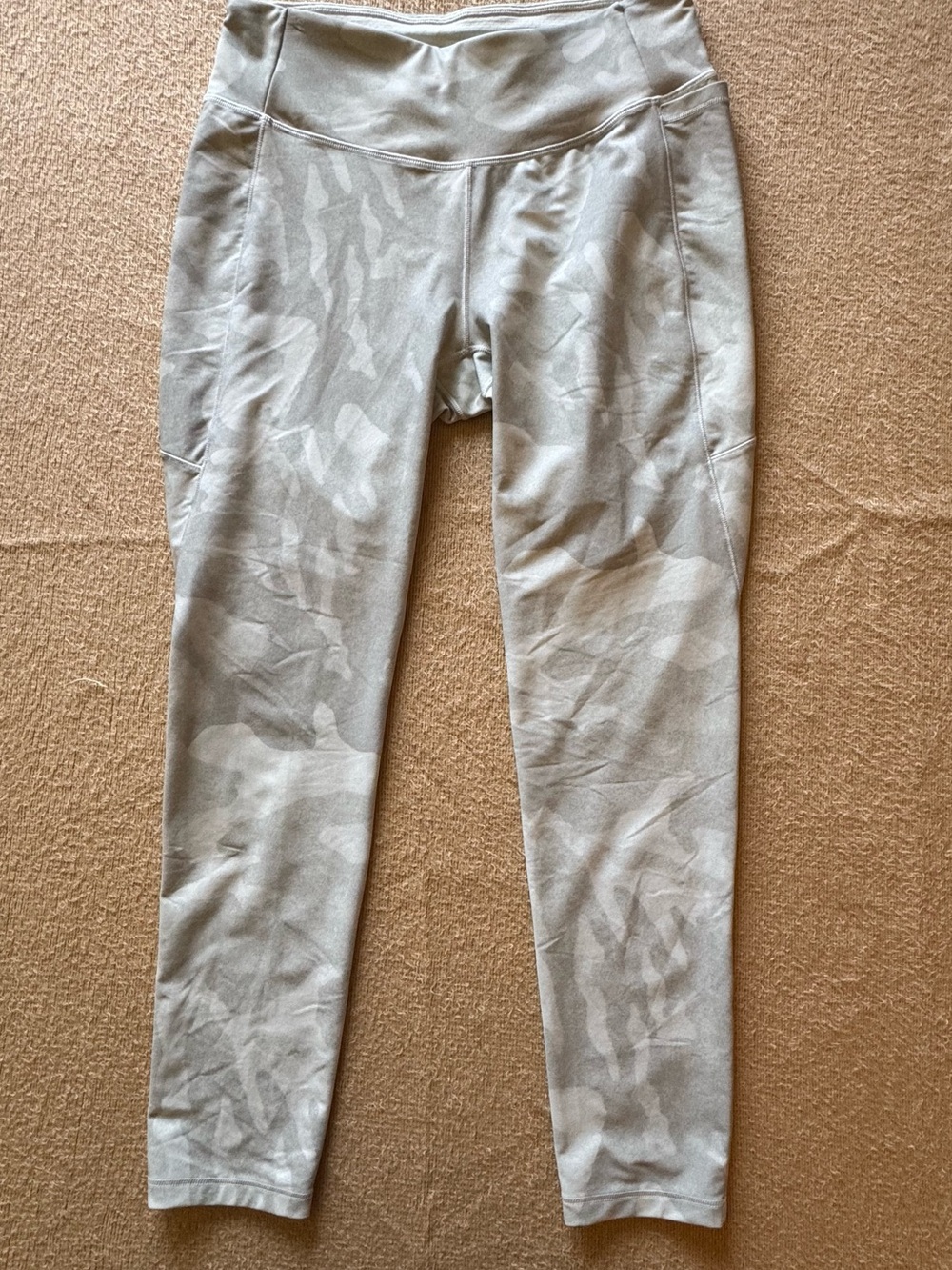 CALIA by Carrie Underwood Light Gray Camouflage Leggings